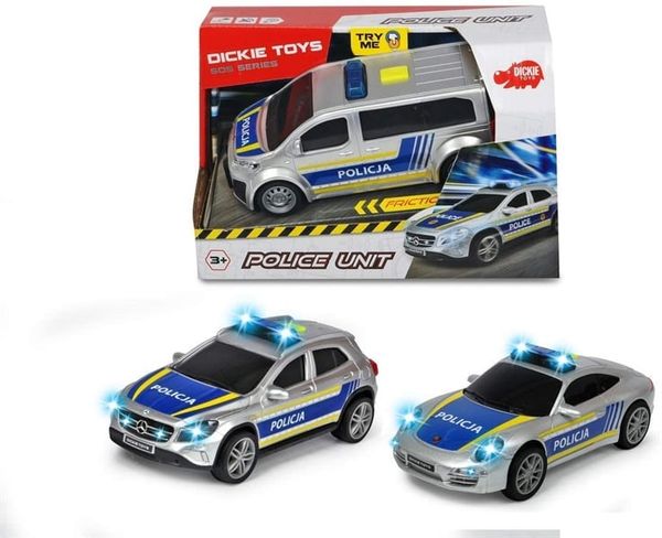  203712014-038 Đồ Chơi Xe Cảnh Sát DICKIE TOYS Police Unit (15 cm) 