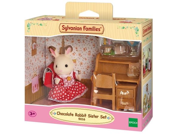  Chocolate Rabbit Sister Set (Desk) 