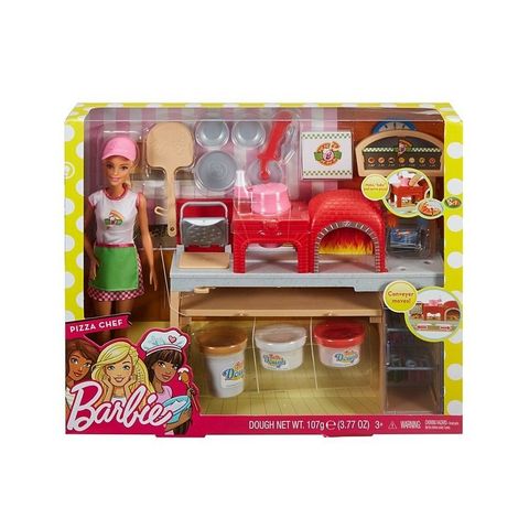  Búp bê Barbie và Bếp làm Pizza - FHR09 