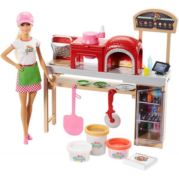 Búp bê Barbie và Bếp làm Pizza - FHR09