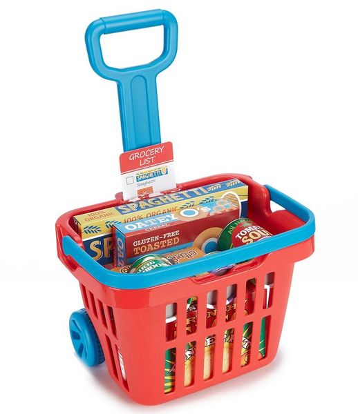 Fill & Roll Grocery Basket Play Set #4073
