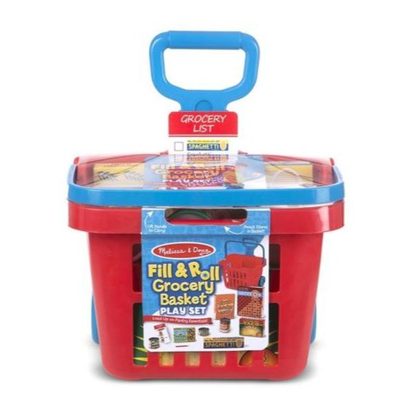 Fill & Roll Grocery Basket Play Set #4073