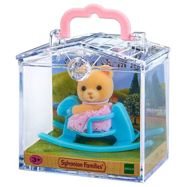 Gấu con cưỡi ngựa gỗ Sylvanian Families 5199