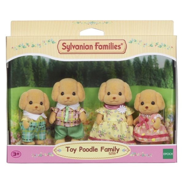 Gia đình chó Poodle Sylvanian Families 5259 Toy Poodle Family