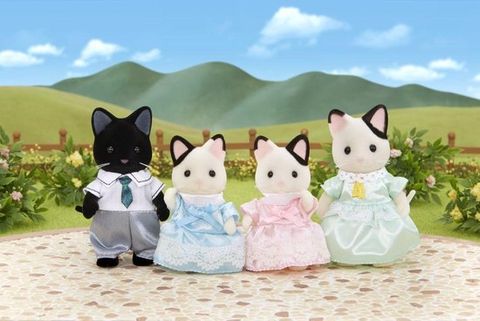  Gia đình Mèo Tuxedo Cat Family Sylvanian Families 5181 