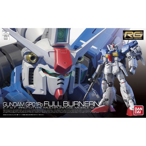  Mô Hình Gundam RG RX-78 GP01FB FULL BURNERN Bandai 1/144 REAL GRADE 