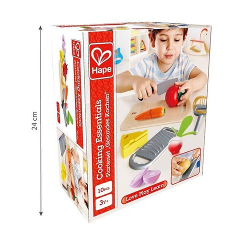  Bộ đồ chơi 10 món chơi cắt rau củ quả Hape E3154A 