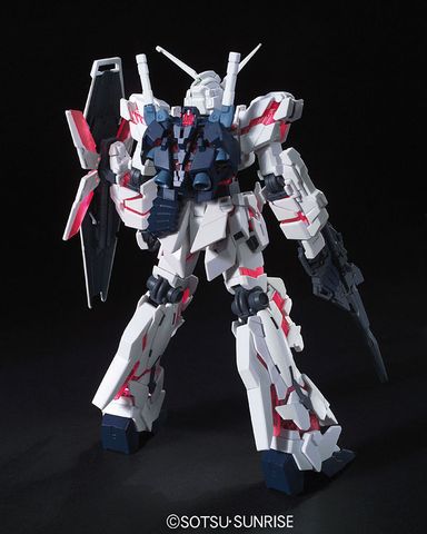  Lắp ráp đồ chơi Bandai RX-0 Unicorn Gundam Destroy Mode HGUC 1/144 Gunpla Model Kit 