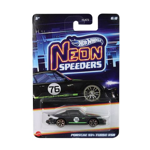 Xe mô hình HLH72/JCB05 Hot Wheels Neon Speeders - PORSCHE 934 TURRBO RSR 