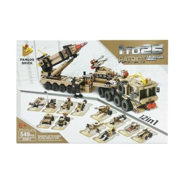Bộ lắp ráp 12 trong 1 Panlos Brick 633011-1
