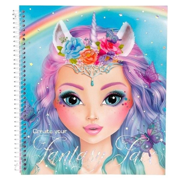  TM45298 BST sticker thiết kế thời trang Create Your Fantasy Face Sticker Book 
