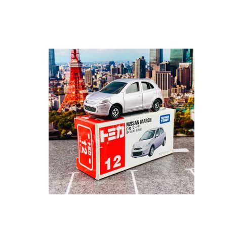  Xe mô hình Tomica 12 Nissan March 