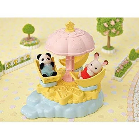  Co-69 Sylvanian Families Play Equipment (Star Curling Merry-Go Round Set) 