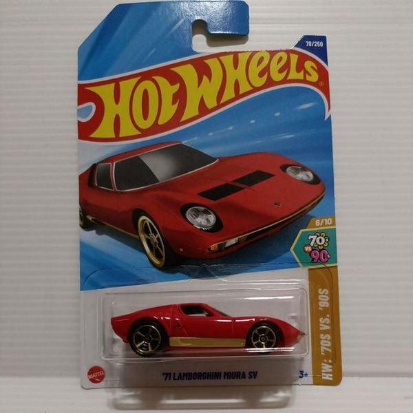 hot wheels ‘71 Lamborghini Miura SV