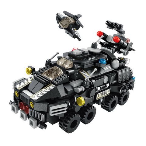  Lắp ráp 12 trong 1 SWAT Armored Car Panlos Brick 633010 