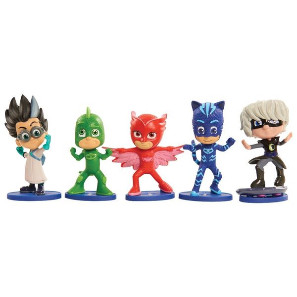 PJ Masks Collectible 5 Figure Set Catboy Owlette Gekko ROMEO Luna Girl Christmas