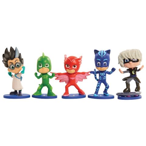  PJ Masks Collectible 5 Figure Set Catboy Owlette Gekko ROMEO Luna Girl Christmas 