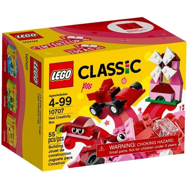 Lego Classic 10707 Hộp Lắp Ráp Classic Màu Đỏ