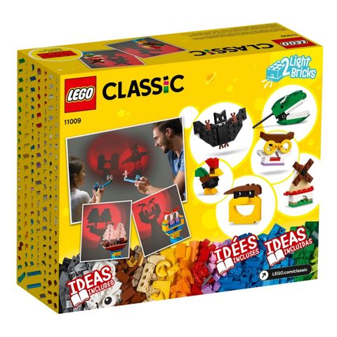  Lego lắp ghép 11009 Gạch Sáng Tạo Kèm Đèn 