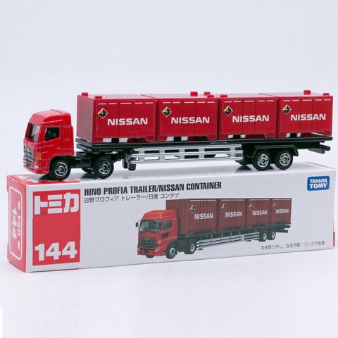  Long Type Tomica No.144 Hino Profia Trailer/Nissan 