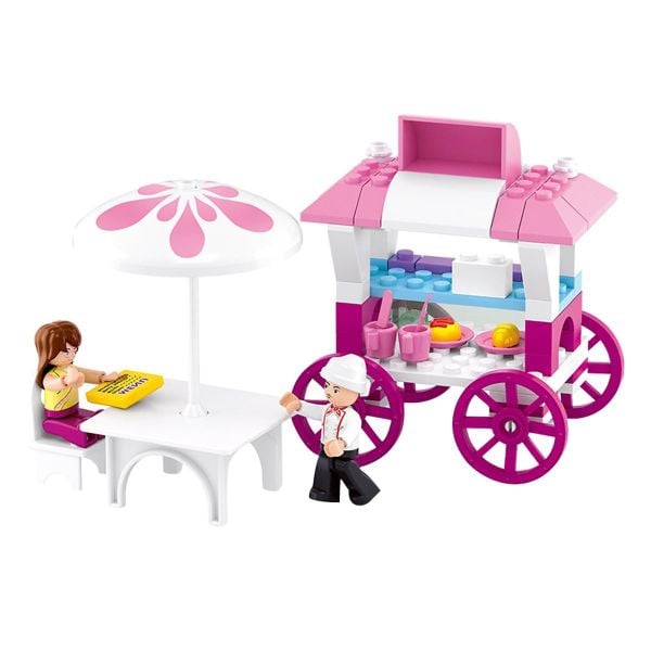 Bộ lắp ráp quán ăn lưu động Sluban M38-B0522