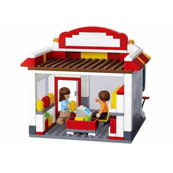 Bộ lắp ráp cửa hàng tiện lợi Sluban M38-B0571