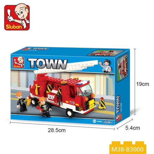 M38-B3000 Đồ chơi lắp ráp đội cứu hỏa Sluban