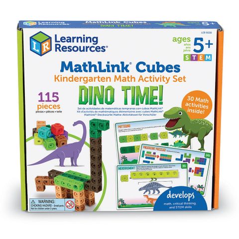  Đồ chơi học tập Learning Resources MathLink Cubes Kindergarten Activity Set 