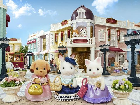  Mèo thành thị Sylvanian Families TVS-03 Silk Cat Town Girl Series 