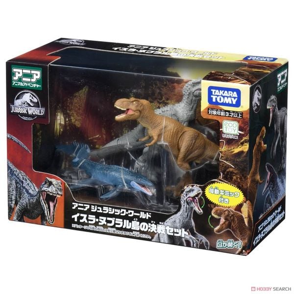 Mô Hình 3 Khủng Long Jurassic World Isra Nubalu Battle Set