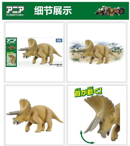  Mô hình khủng long tê giác Triceratops Ania AL-02 