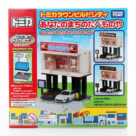  Mô hình Tomica Cửa hàng bán kem Build City Restaurant In 