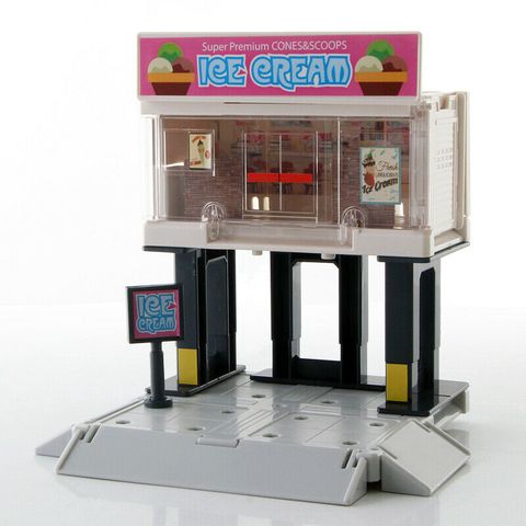  Mô hình Tomica Cửa hàng bán kem Build City Restaurant In 