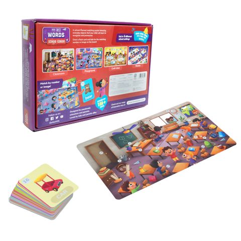  BLM0027 Bộ thẻ tiếng Anh: Đồ vật quanh em Chủ đề: Nhà trường 