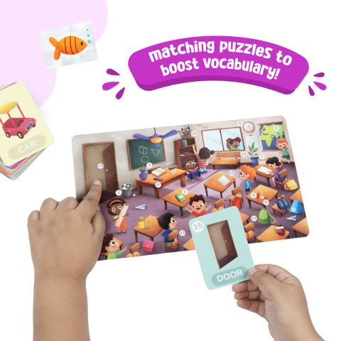  BLM0027 Bộ thẻ tiếng Anh: Đồ vật quanh em Chủ đề: Nhà trường 
