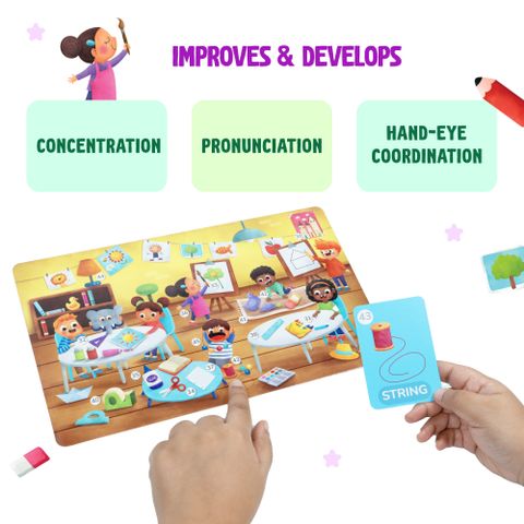  BLM0027 Bộ thẻ tiếng Anh: Đồ vật quanh em Chủ đề: Nhà trường 