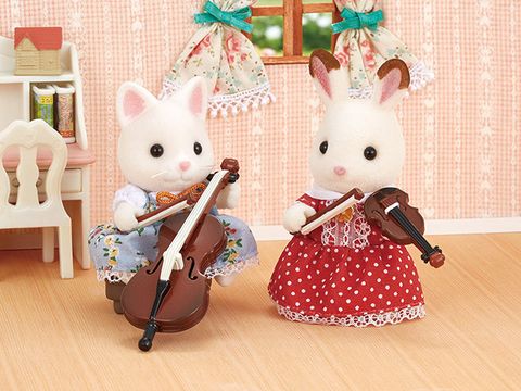 Nghệ Sĩ Cello Mèo Lụa Sylvanian Families EP-6010 Cello Concert Set 