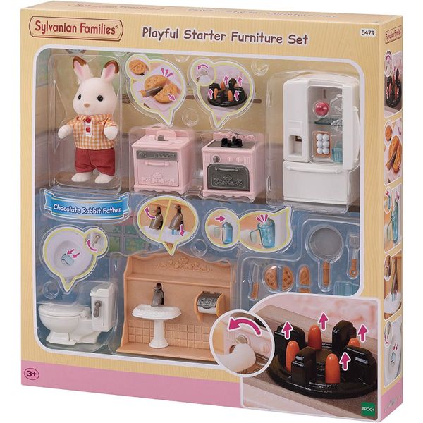 Nhà thỏ Sylvanian Playful Starter Furniture Set (Father)