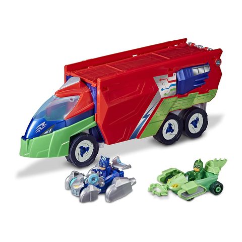  tại 23win PJ Launching Seeker Preschool Toy, Transforming Vehicle Playset with 2 Cars, 2 Action Figures 
