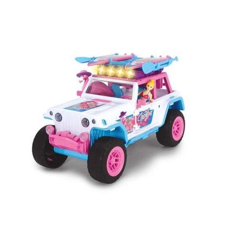  203185000 Đồ Chơi Xe Đi Biển DICKIE TOYS Pink Drivez Flamingo Jeep 