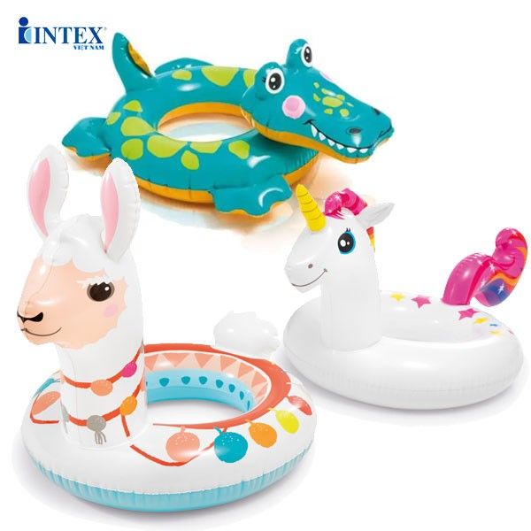 Phao bơi động vật rừng xanh Intex hàng Mỹ