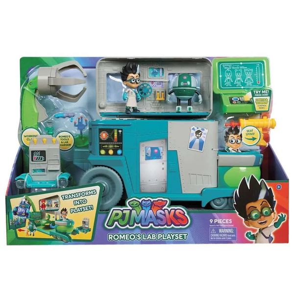 Phòng Thí Nghiệm Đồ Chơi Pj Masks Romeo's Lab Playset