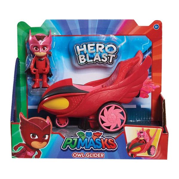 Đồ chơi mô hình siêu nhân và xe Pj Masks Hero Blast Vehicle