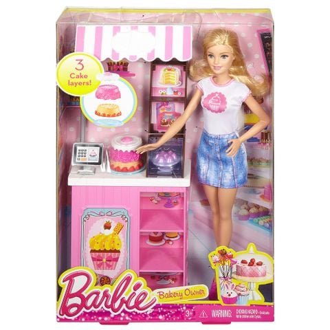  Quầy bánh lưu động của búp bê Barbie Barbie DNC70 