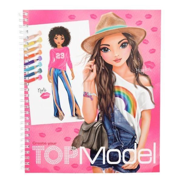 Quyển thiết kế thời trang và sticker phụ kiện TOPModel TM410203