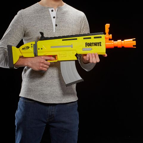  Đồ chơi trẻ em NEW NERF Fortnite AR-L Elite Dart Blaster 2020 SCAR Gun Motorized 20 Darts 