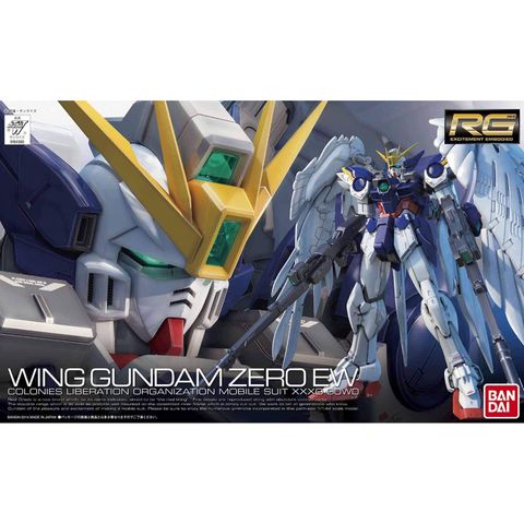  Đồ chơi lắp ráp robot Gundam RG tỷ lệ 1/144 Xxxg-00w0 Wing Gundam Zero Ew 