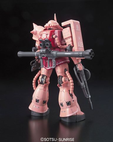  RG Mobile Suit Gundam MS-06S Char Exclusive Zaku 1/144 Scale 