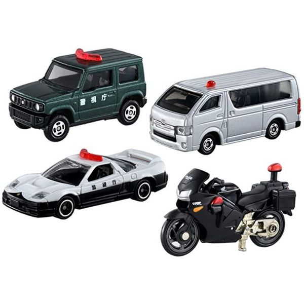 Set 4 mô hình Tomica Police Car Set '21
