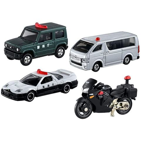  Set 4 mô hình Tomica Police Car Set '21 